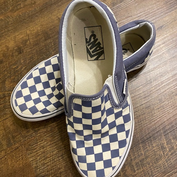 Vans classic Slip On Checkered Design Men’s size 7 women’s size 8.5 - Picture 2 of 4
